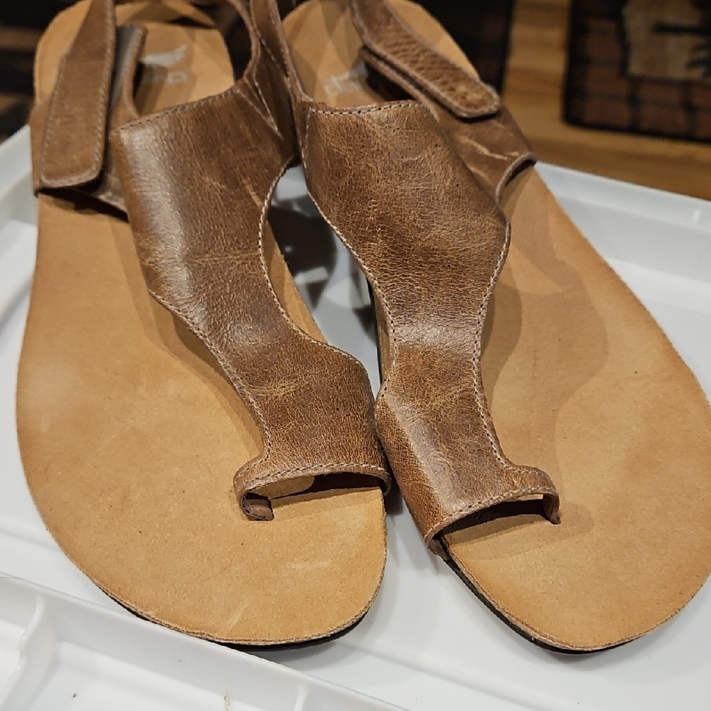 Dansko Brown Leather Sandals